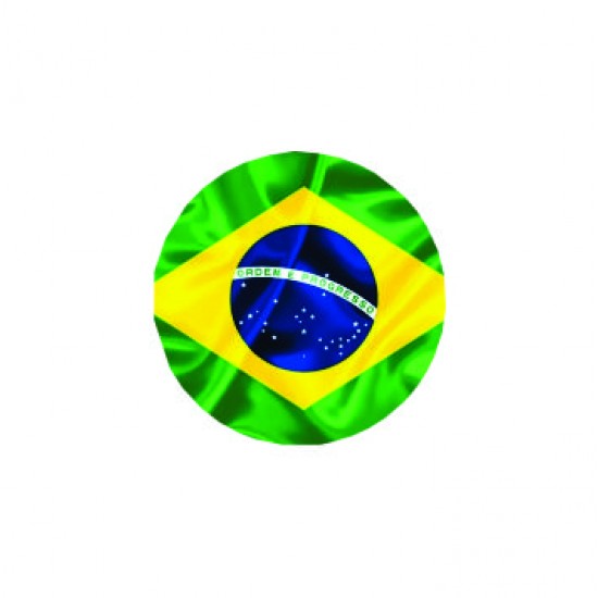 Cartela imã para quadro magnético - Brasil - 20x3 mm - Brasil