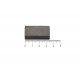 Bloco de Ferrite 35 x 17 x 10 mm