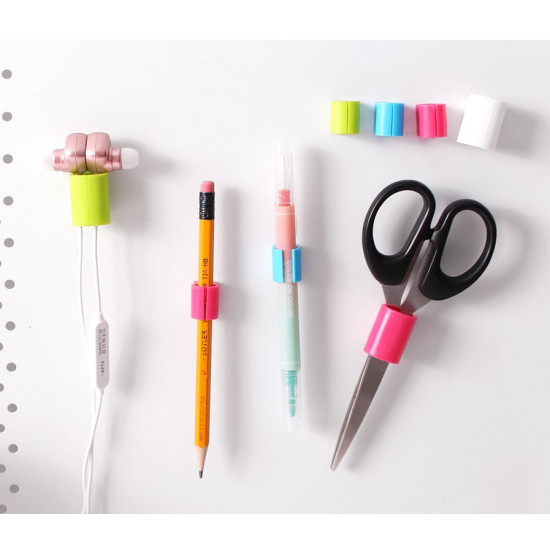 Suporte magnético para caneta e acessórios - Azul