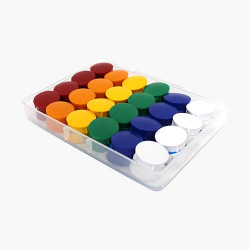 Fixador Magnético 21 mm - Diversas Cores