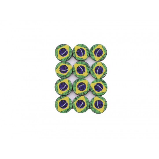 Cartela imã para quadro magnético - Bandeira do Brasil